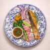 海陸雙拼（煎鮭魚＋香煎干貝）